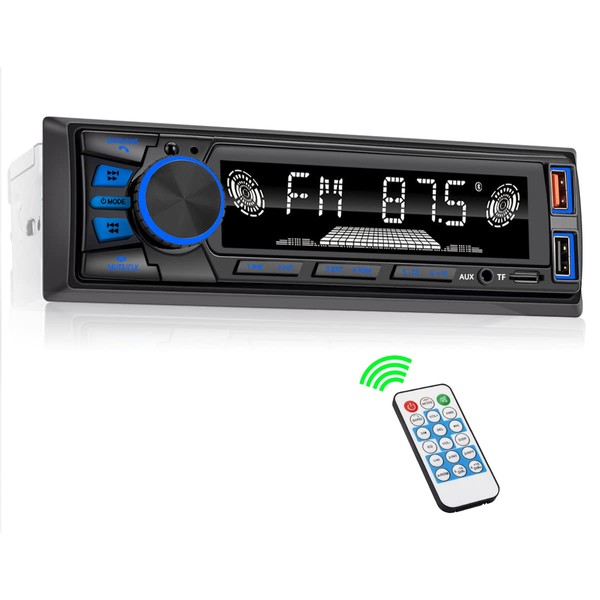 Car Radio Bluetooth Single DIN Car Stereo Audio, Car Audio