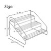 Metaltex Spice Rack, Silver, Approx. 7.9 x 7.1 x 5.9