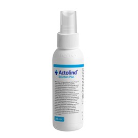 ACTOLIND Solution Plus Wound Rinse Solution I Cleansing, Rinsing and Moisturising Acute, Chronic and Infected Skin Wounds and Burns (100 ml) PZN: 17586961