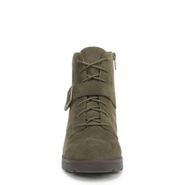 Vionic Women's Catina Fashion Boot, Dark Olive Suede, 8.5