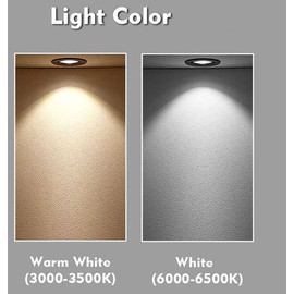 LIDESENMO 2-Pack LED Cabinet Light Bulb 1.5W LED 12V DC for 60mm 2.35in Hole Cooker Bulb Recessed Closet Cupboard Light Clear Glass 20W Halogen Equivalent (White 6000K)