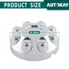 AUTOKAY Wheel Hub Center Cap Chrome for Dodge Ram 2500