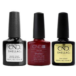 CND Original Shellac Decadence Plus Base Coat Plus Top Coat 7.3 ml 1er Set 1 x 22 ml