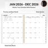 SUNEE Planner 2026 Weekly and Monthly, January 2026-December 2026, 8.5"x11",