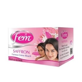 3 x Fem Safron Bleach Lightening Fairness Cream White KESAR 25 g by FEM