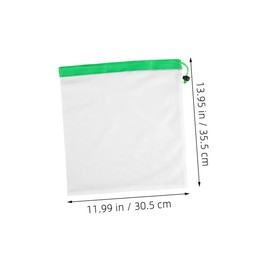 Ipetboom 10pcs Reusable Produce Bags - Mesh Drawstring Bags - Reusable Washable Vegetable Storage Grocery Pouches - Food Fruits Veggie Net Containers