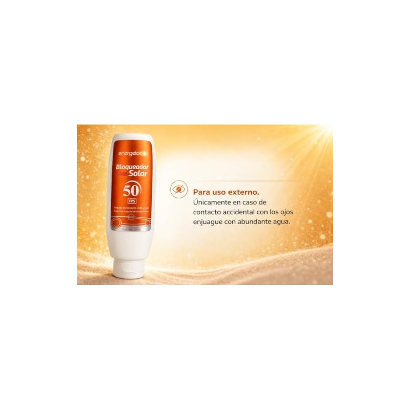 Bloqueador Solar Energeios Protector De120ml Fps50