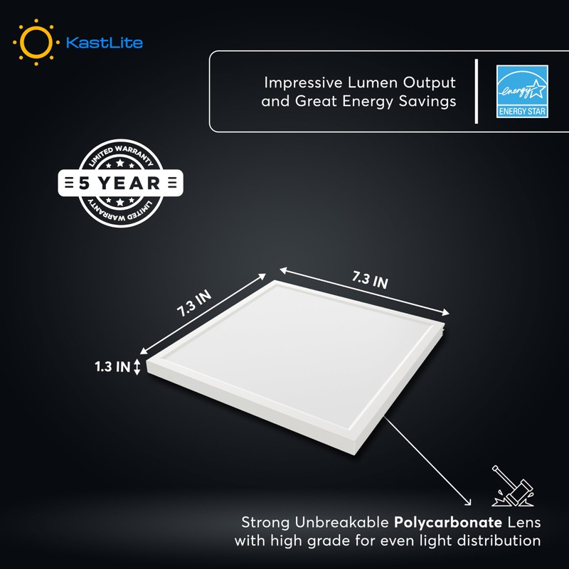 KastLite 5CCT LED Dimmable Ceiling Light with Junction Box |