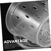 BESPORTBLE 2sets Transparent Orchid Pots with Drainage and Saucers Breathable
