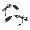 SJZBIN 2PCS USB Lipo Battery Charging Charger Cable with 2.0