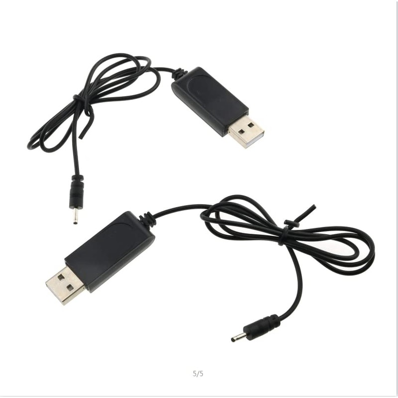 SJZBIN 2PCS USB Lipo Battery Charging Charger Cable with 2.0