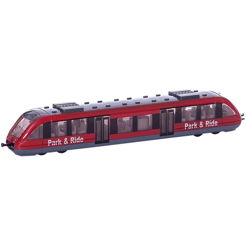 Siku 1646, Treno locale, Metallo,Plastica, 1:87, Rosso, Compatibile con altri