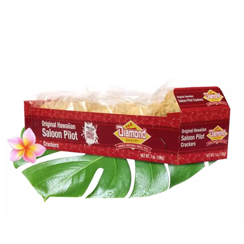 Diamond Bakery Original Hawaiian Saloon Pilot Low Sodium Crackers 7oz