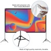 VISULAPEX Projector Screen with Stand 100 Inch, 16:9 4K HD