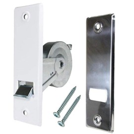 Roller shutter belt winder 135 mm hole spacing (screw) with metal trim set inlet winder