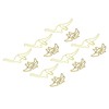 100pcs Shaped Paper Clips Pterosauria Yellow Dinosaur Shape Metal Portable