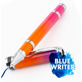 Monteverde USA Innova Ombre Fusion Luxury Rollerball Pen – Harmony Purple/Orange/Pink Gradient Finish – Smooth Blue Gel Ink – Italian-Inspired, Refillable Schmidt 888 Pen