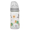 NIP Weithalsflasche mit Anti-Kolik Sauger: Baby Trinkflasche mit ACTIFLEX- System,