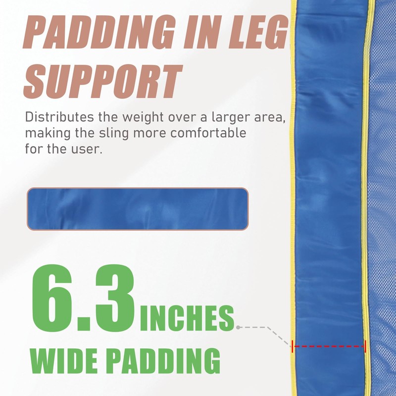 EZ Assistive Universal Full Body Patient Lift Sling, Patient Lift