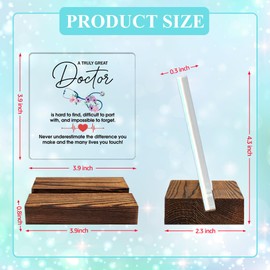 ERHACHAIJIA A Truly Great Doctor Acrylic Desk Sign, Funny Graduation Gifts for Medical Graduates, Doctors Day Retirement Thanks Gifts for Doctors MD PA, Thank You Appreciation Gifts for Doctors