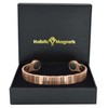 Solid Copper Magnetic Bracelet Men's Women's Copper Bangle Cuff Large