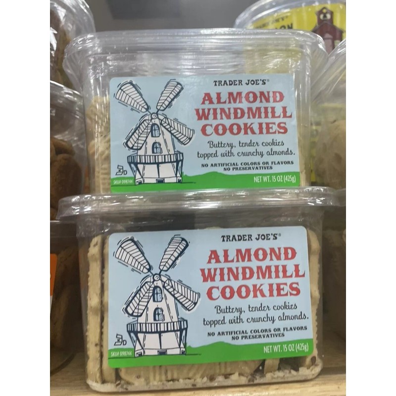 Trader Joe's 2 Pack Trader Joe's Almond Windmill Cookies