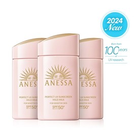 NEW Annetsa Perfect UV Sunscreen Mild Milk 3 3 / NEW 아넷사 퍼펙트 UV 선스크린 마일드 밀크 NA 60ml 3개