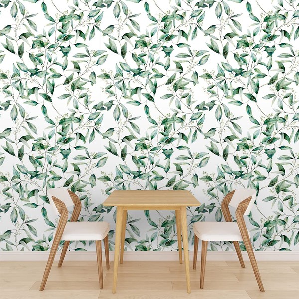 Bai You Mei Floral Wallpaper Peel and Stick Wallpaper Removable
