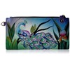 Anna by Anuschka Women's Midnight Peacock Card Holder, One Size