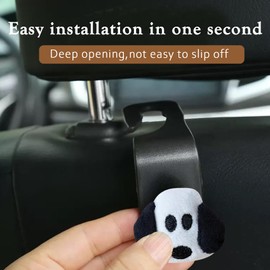 Frog Car Seat Headrest Hook 2 Pack Car Purse Hook Cars Seat Hooks for Headrest Universal for Handbag Bags Drink Grocery Coat Universal Vehicle,Cars Interior Accessories Frog Gifts for Women Men