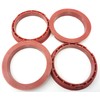 RONAL 4x Centring Rings 68.0-57.1/68 to 57.1 Red Compatible with