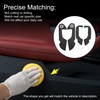 X AUTOHAUX Leather Car Door Anti Kick Pad Sticker for