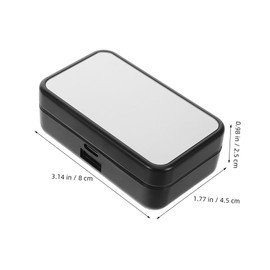 SHOWERORO 1 Set Wireless Headphones Wireless Headset Earphones Headphones Wireless Dual Ear Wireless Smartphone Headphones Wireless Earphone Cycling Headset Running Headset Black Plastic