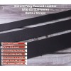 WD-47 Black Latigo Leather 9-10oz (3.6-4mm) STRIP 1-1/2" Wide X