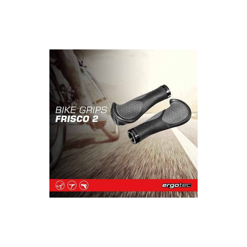 ergotec Aks-08/1 61647001 Handlebar Grips Black/Grey