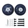 Silent Wheel Series Replacement Tire Set for Suitcases, Shopping Carts,
