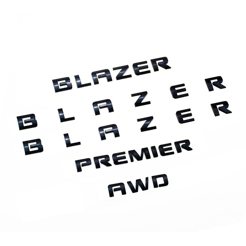 5Pc 2019-2022 Blazer Premier AWD Emblem 3D Badge Letter Nameplate