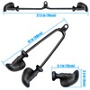 Ergonomic Tricep Rope Pulldown Attachment, Upgraded Triceps Rope Cable Attachments