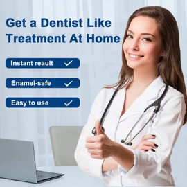 IIYL Teeth Whitening Strips 5D, 14 Sets 28pcs White Strips for Removing Smoking Coffee Stain, Effective Home Use Tooth Whitening Kit