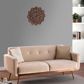 The Wooden Town Wall Art, Wood Wall Panel, 12x12 Inch, Burnt, Rustic Wall Decor