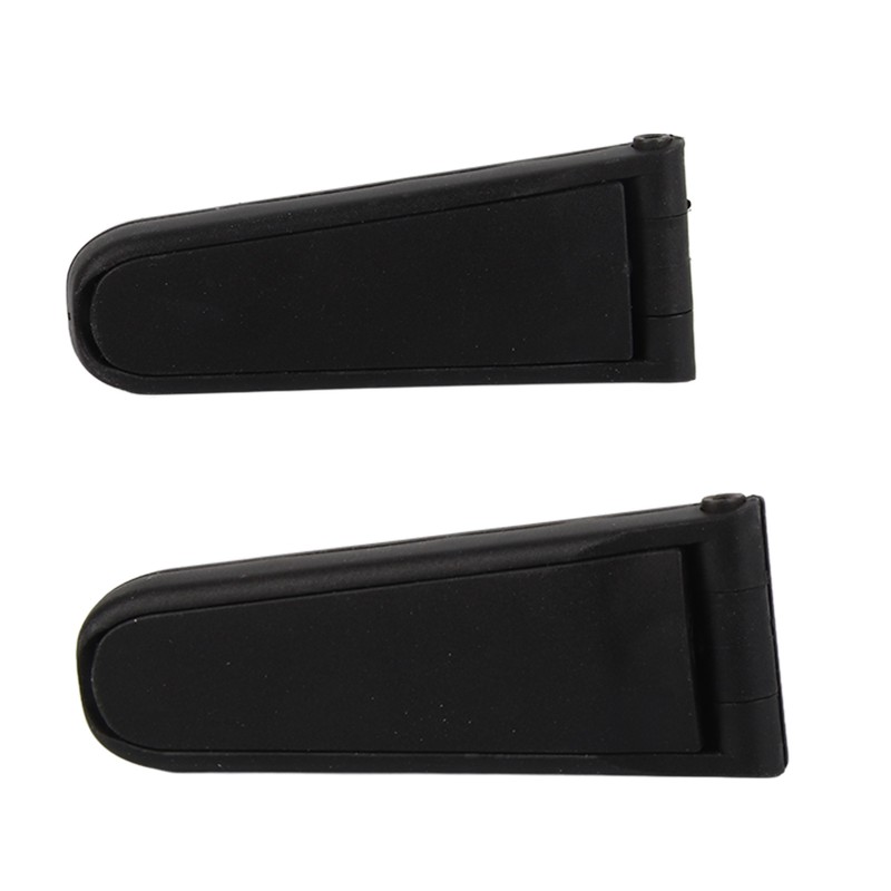 1 Pair Bike Rearview Mirror Plastic Handle Foldable 360 Degree