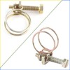 10pcs Double Wire Hose Clips Adjustable Double Wire Water Hose