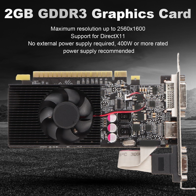 GT730 2GB GDDR3 64bit Graphics Card Support DVI I VGA