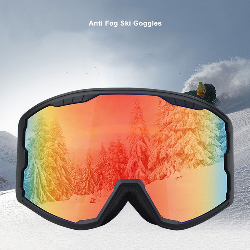 Anti Fog Ski Goggles UV Protection Adjustable Men Women Adult