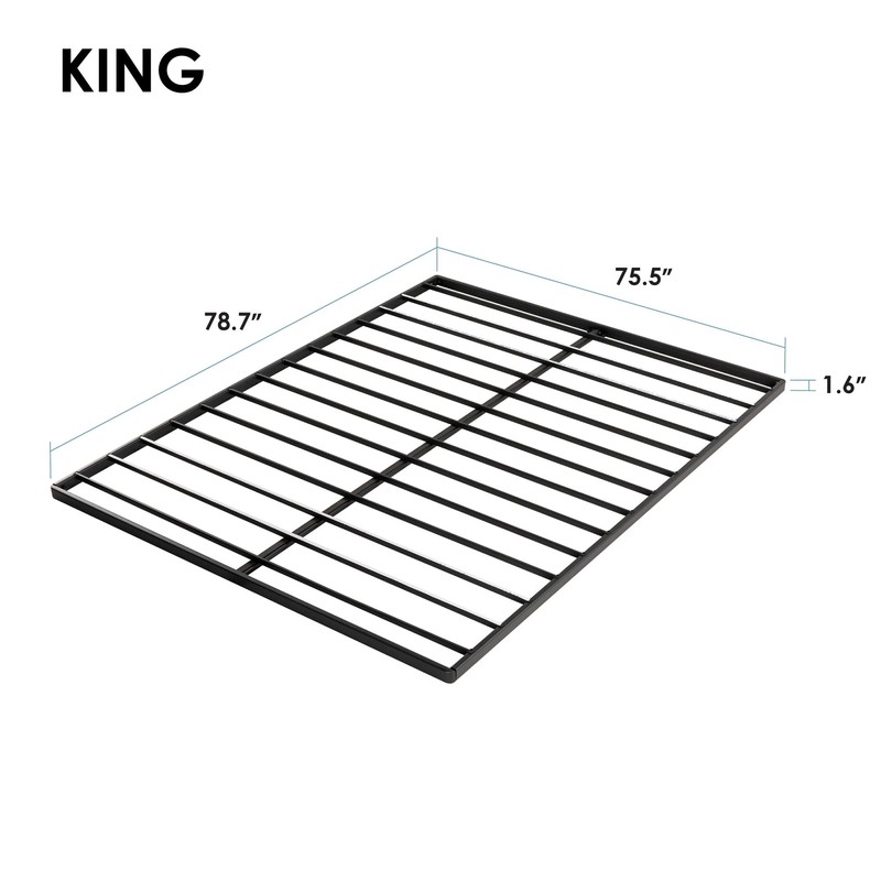 Mellow Metal Bunkie Board, King, Black