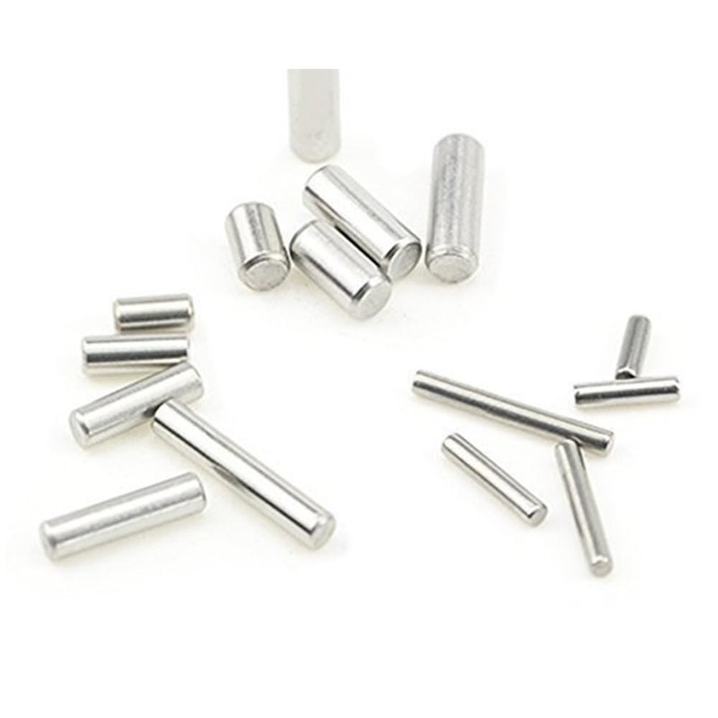 Yesallwas 100Pcs 3mm x 30mm Dowel Pin, Stainless Steel Shelf