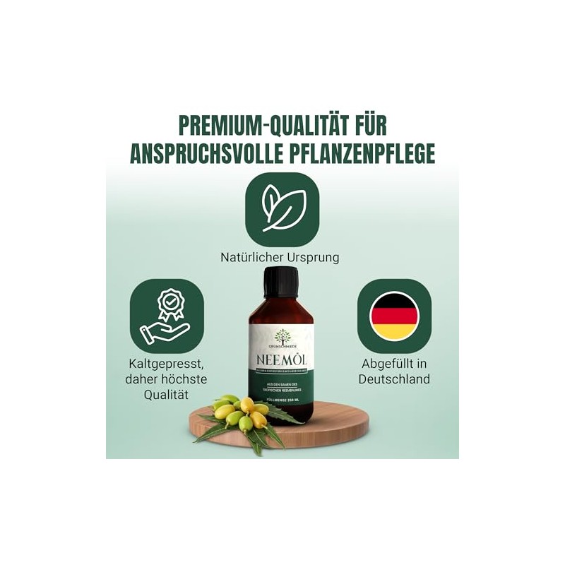 Premium Neem Oil with Emulsifier [250 ml], Natural Neem Oil