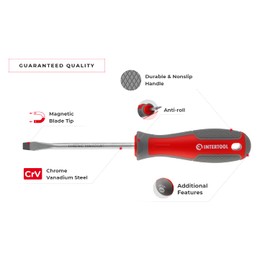 INTERTOOL 29pcs Screwdriver Set, Magnetic Phillips and Slotted Tips, Fastening and Loosening Screws VT08-3329