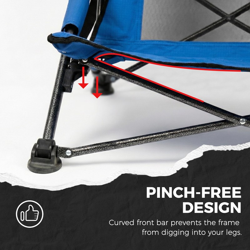 High Back Low Profile Beach Chairs 2 Pack - Extra