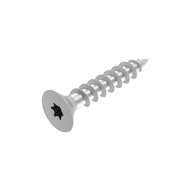 SECCARO Chipboard Screws 5 x 25 mm Galvanised Steel Wood